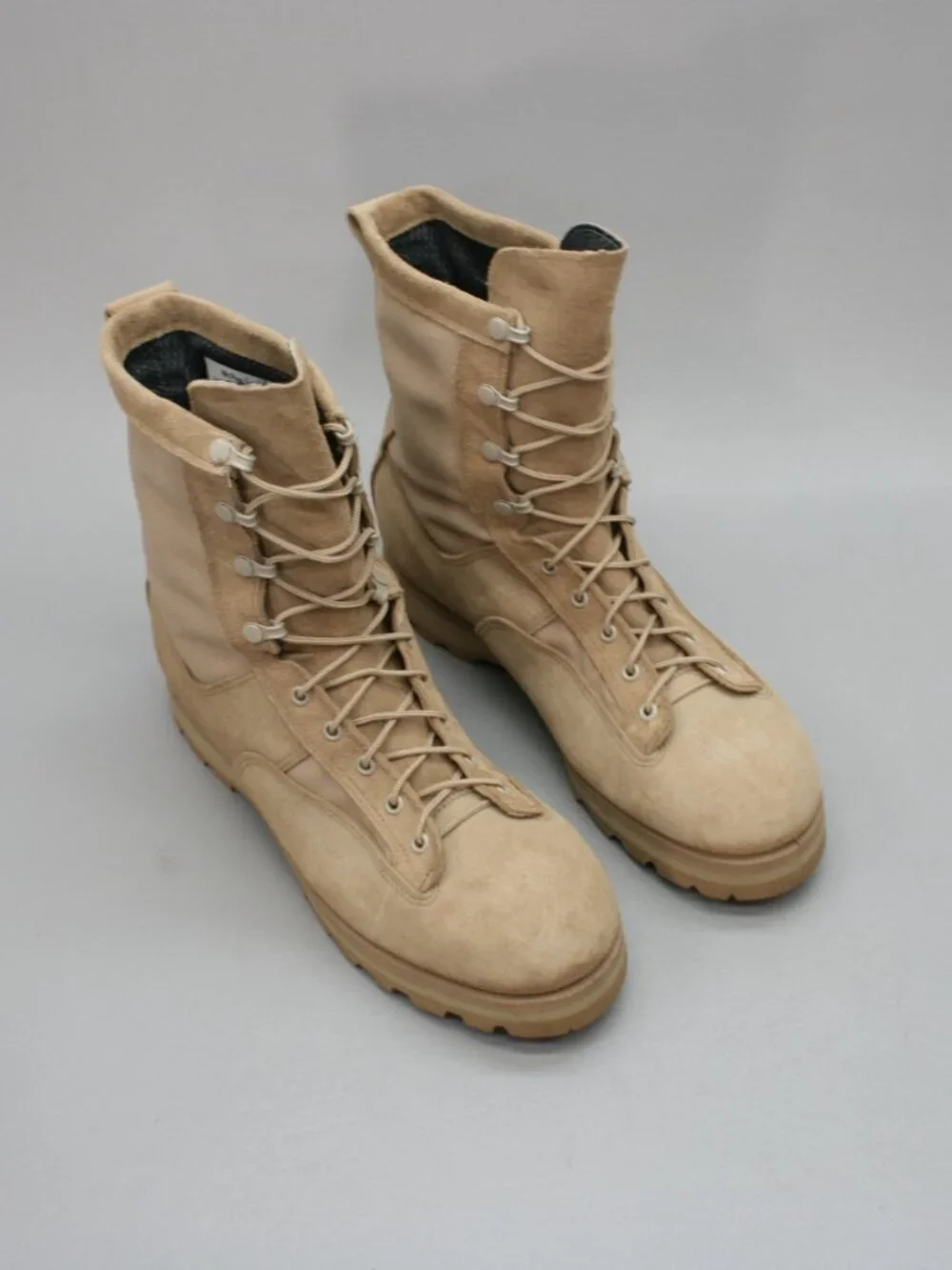 McRae Men's 11 W Wide US Army Military Coyote Tan Suede Gore-Tex Combat Boots
